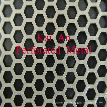 302, 304, 3116 Mesh en acier inoxydable moulé perforé / moulé en acier inoxydable perforé pour machine, filtre, protection, plafond